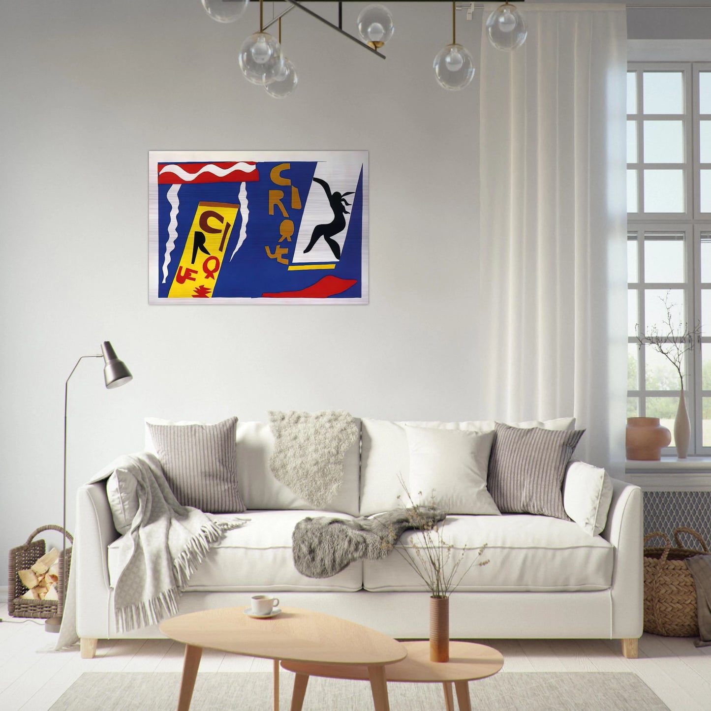 THE CIRCUS 1947 - Henri Matisse Brushed Aluminum Print - 70x100 cm / 28x40 inches | Henri Matisse Aluminum Print | Henri Matisse Prints