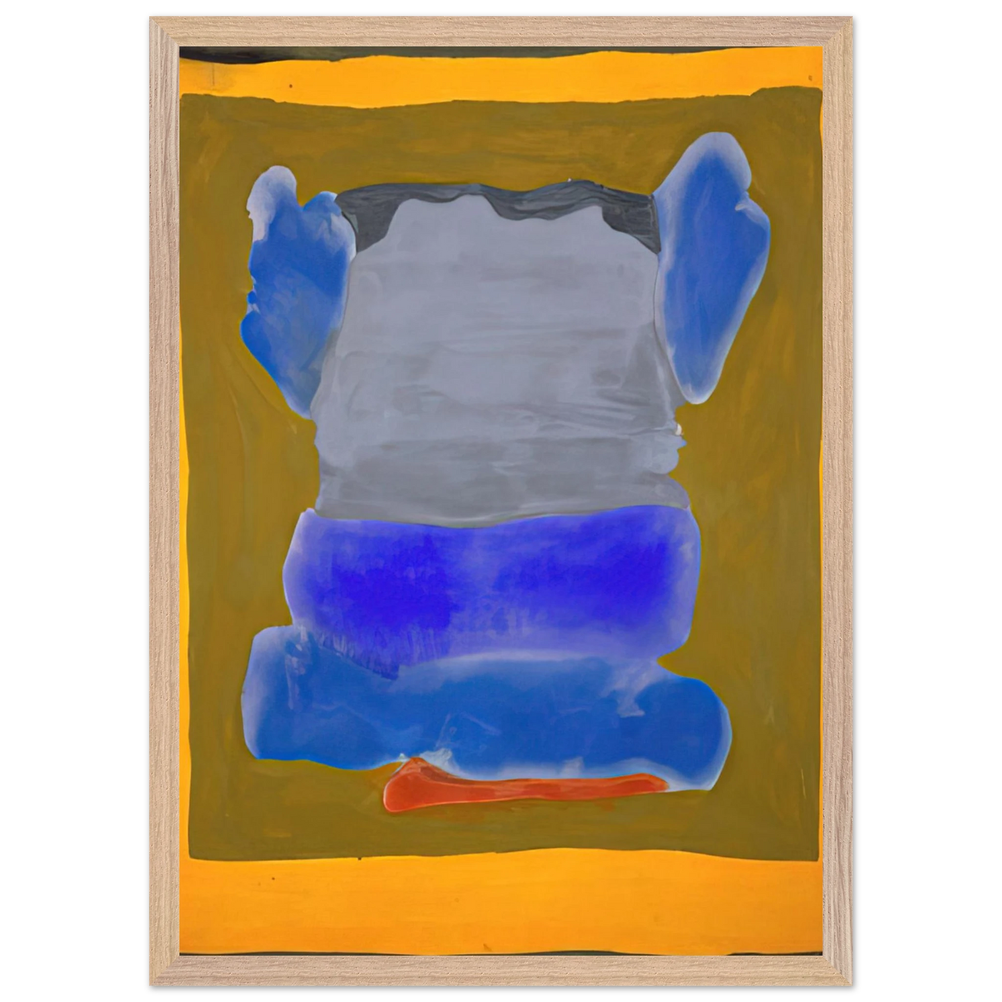 Helen Frankenthaler - Buddha s Court - 1964 Wall art - 70x100 cm / 28x40 inches - Fine Art Poster-canvas - -
