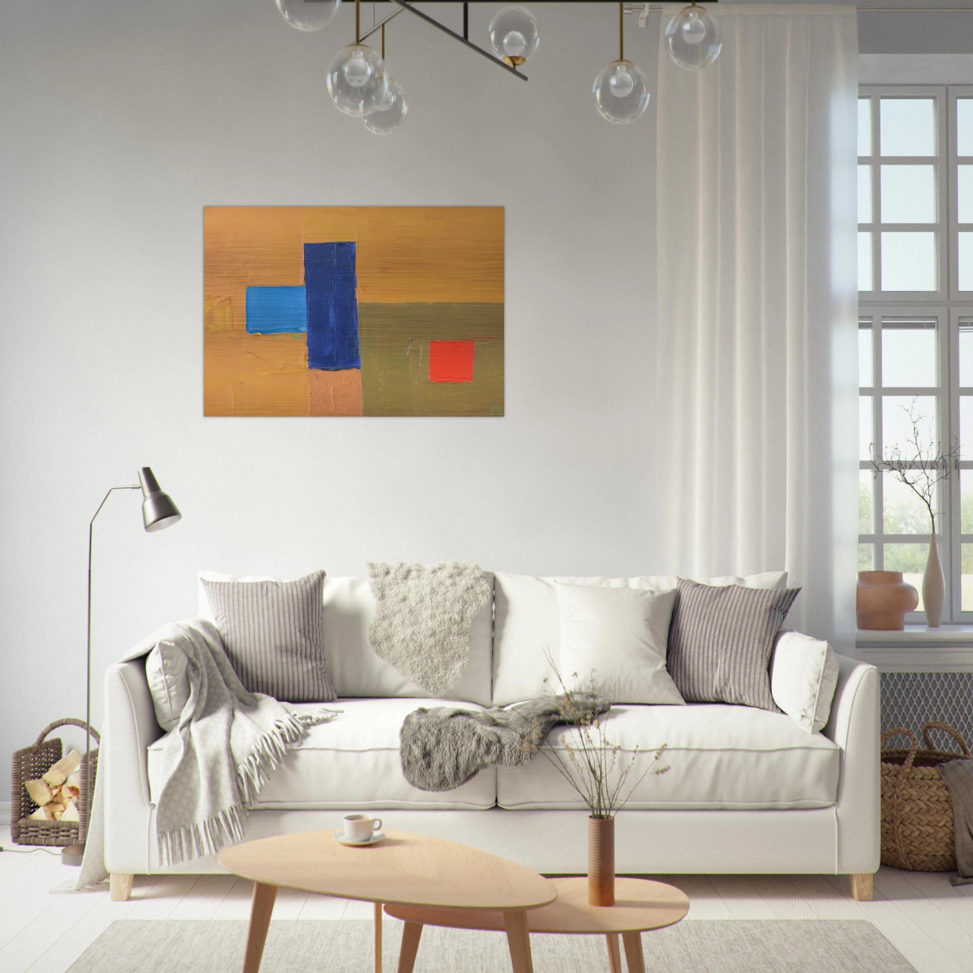 Untitled - 2000 - Etel Adnan Brushed Aluminum Print - 70x100 cm / 28x40 inches | Etel Adnan Aluminum Print | Etel Adnan Prints
