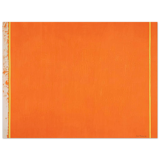 Barnett Newman - The Third  75x100 cm / 30x40inches Fine Art Poster