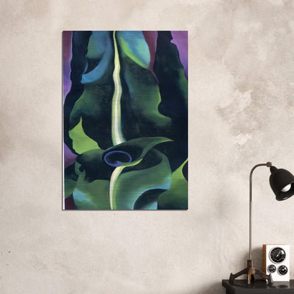 Corn, Dark I - Georgia O'Keeffe Brushed Aluminum Print - 70x100 cm / 28x40 inches | Georgia O'Keeffe Aluminum Print | Georgia O'Keeffe Prints