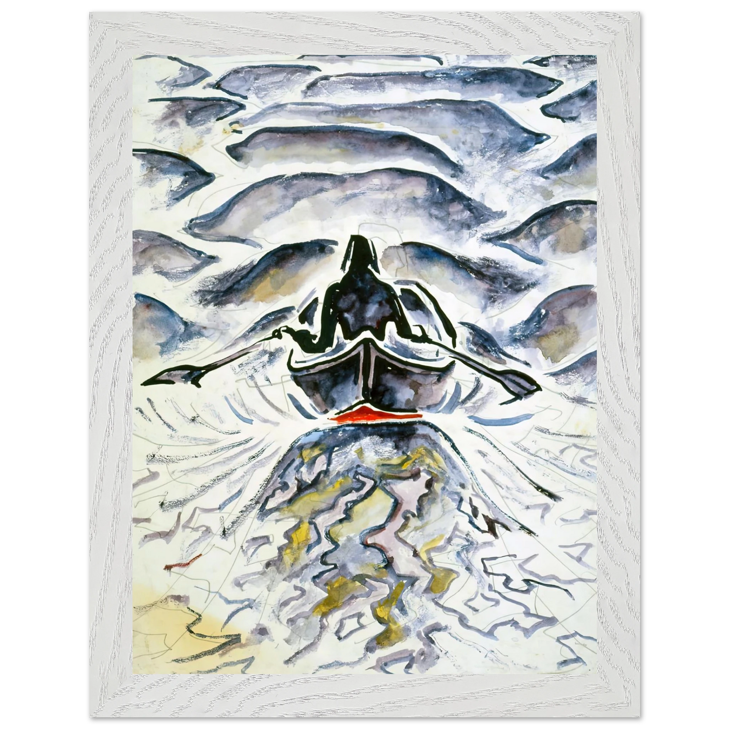 Walter Inglis Anderson - Walter Anderson Wall art - 30x40 cm / 12x16 inches - Premium Wooden Framed Poster With Fine Art Paper-canvas - Wood frame