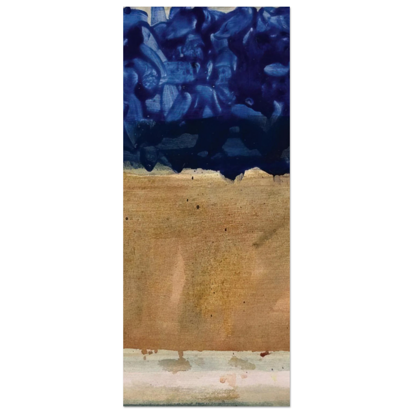 Helen Frankenthaler - Shoreline - 1952 Wall art - 30x45 cm / 12x18 inches - Premium Wooden Framed Poster With Fine Art Paper-canvas - Black frame