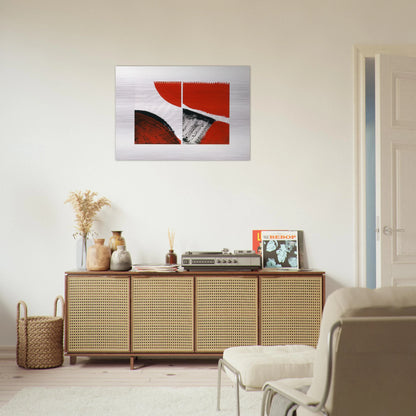 Who knows the beginning and who knows the end II - 1976 - Blinky Palermo Brushed Aluminum Print - 70x100 cm / 28x40 inches | Blinky Palermo Aluminum Print | Blinky Palermo Prints