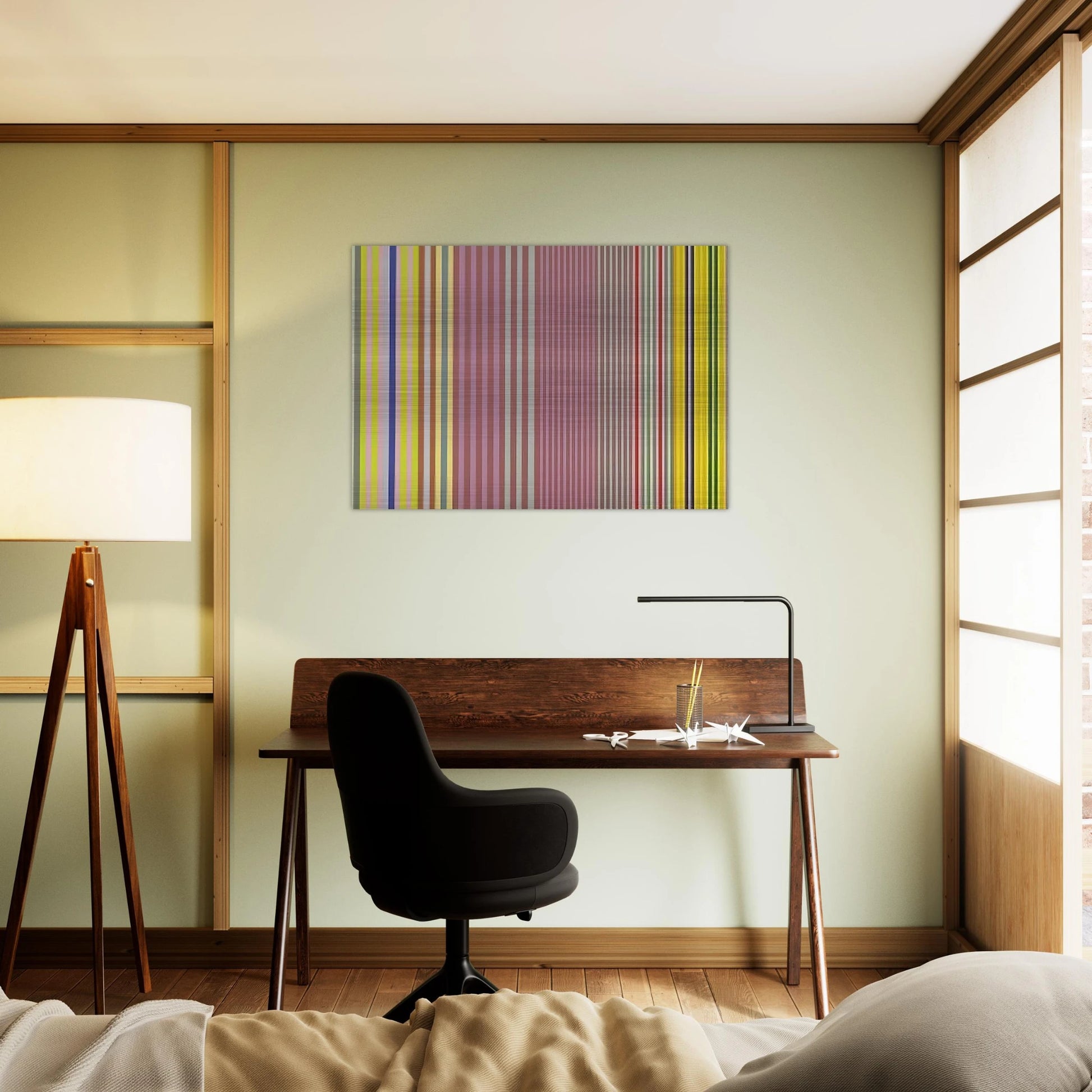 Halifax - 1969 - Gene Davis Brushed Aluminum Print - 70x100 cm / 28x40 inches | Gene Davis Aluminum Print | Gene Davis Prints