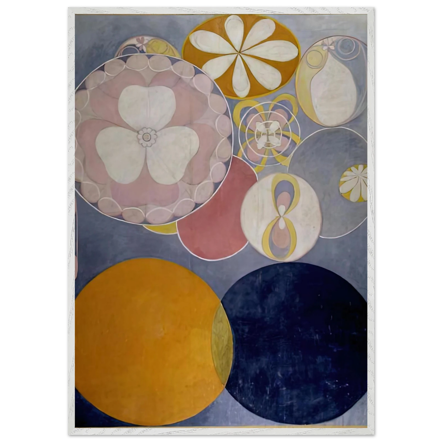 Hilma af Klint - DE TIO ST RSTA N 2 BARNAALDERN 1907 Wall art - 60x80 cm / 24x32 inches - Fine Art Poster-canvas - -