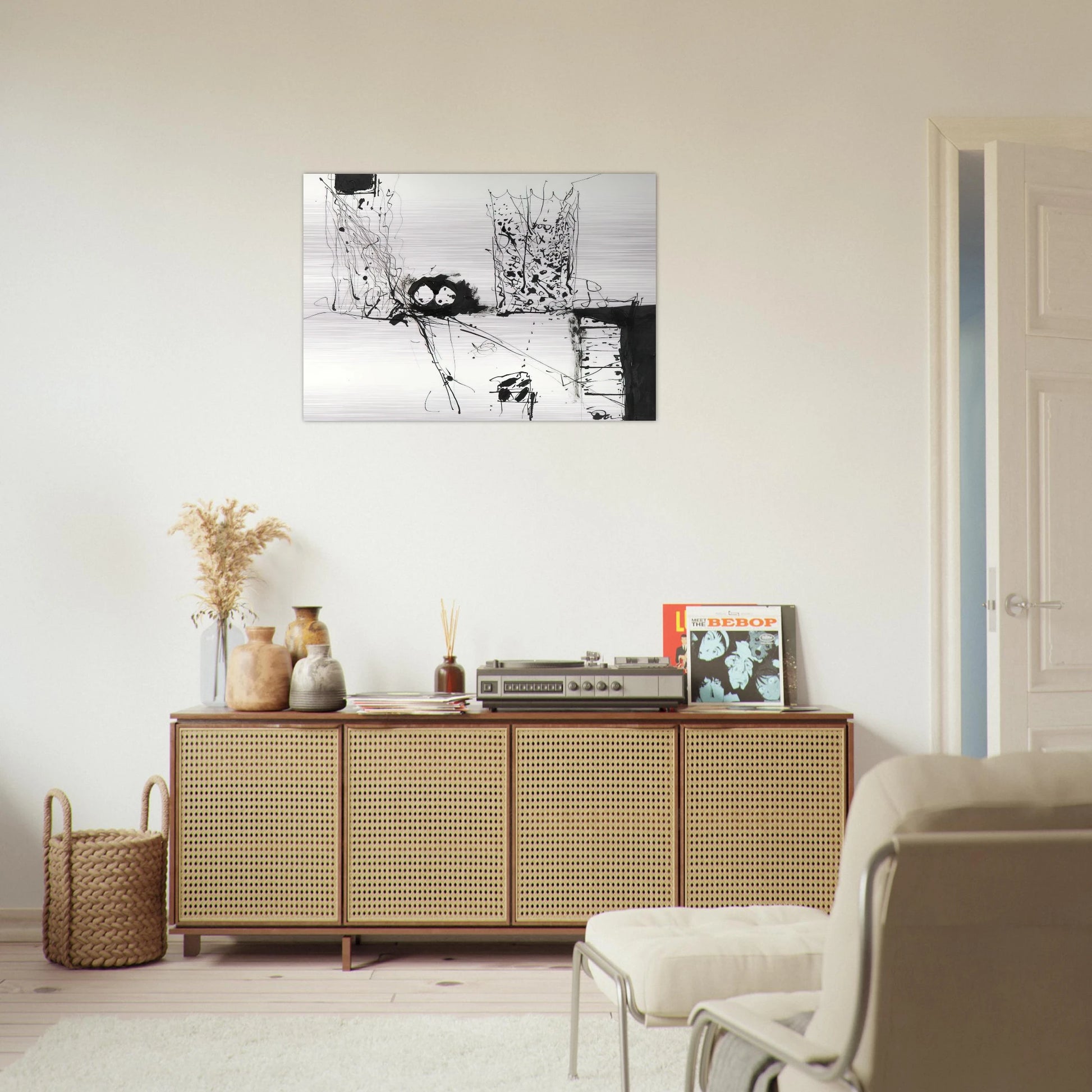 Tree House - 1981 - Gene Davis Brushed Aluminum Print - 70x100 cm / 28x40 inches | Gene Davis Aluminum Print | Gene Davis Prints