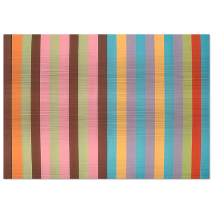 Boudoir Painting - 1965 - Gene Davis Brushed Aluminum Print - 70x100 cm / 28x40 inches | Gene Davis Aluminum Print | Gene Davis Prints
