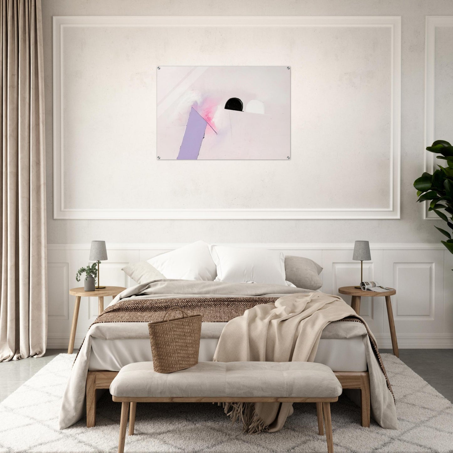 UNTITLED - Luis Feito Acrylic Print - 70x100 cm / 28x40″ inches | Luis Feito Wall Art | Luis Feito Prints