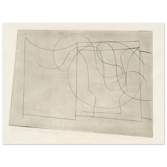Ben Nicholson - Aegean - 1967  75x100 cm / 30x40inches Fine Art Poster