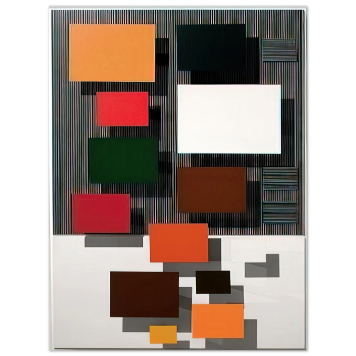 Jesus Rafael Soto - VIBRATION SUPERIEURE 1998  75x100 cm / 30x40inches Fine Art Poster