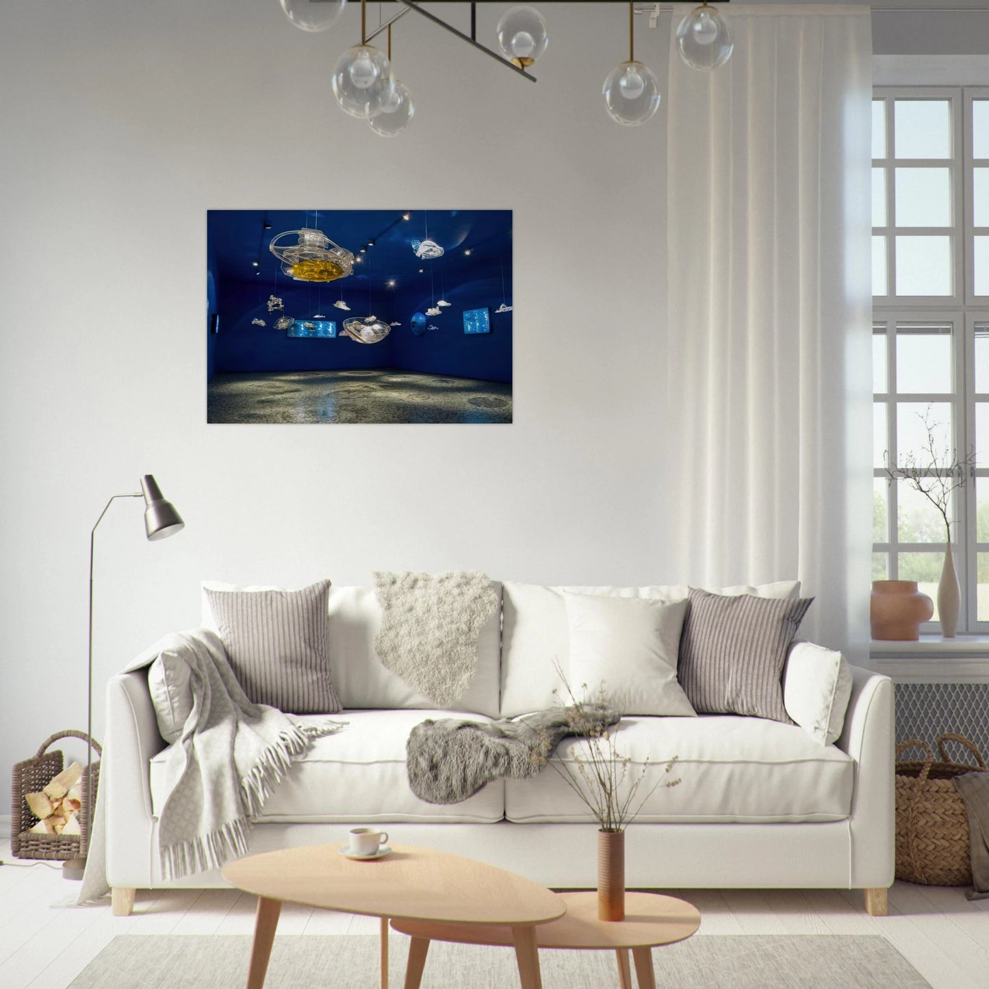 Hydrospatial Cities - 2009 - Gyula Kosice Brushed Aluminum Print - 70x100 cm / 28x40 inches | Gyula Kosice Aluminum Print | Gyula Kosice Prints