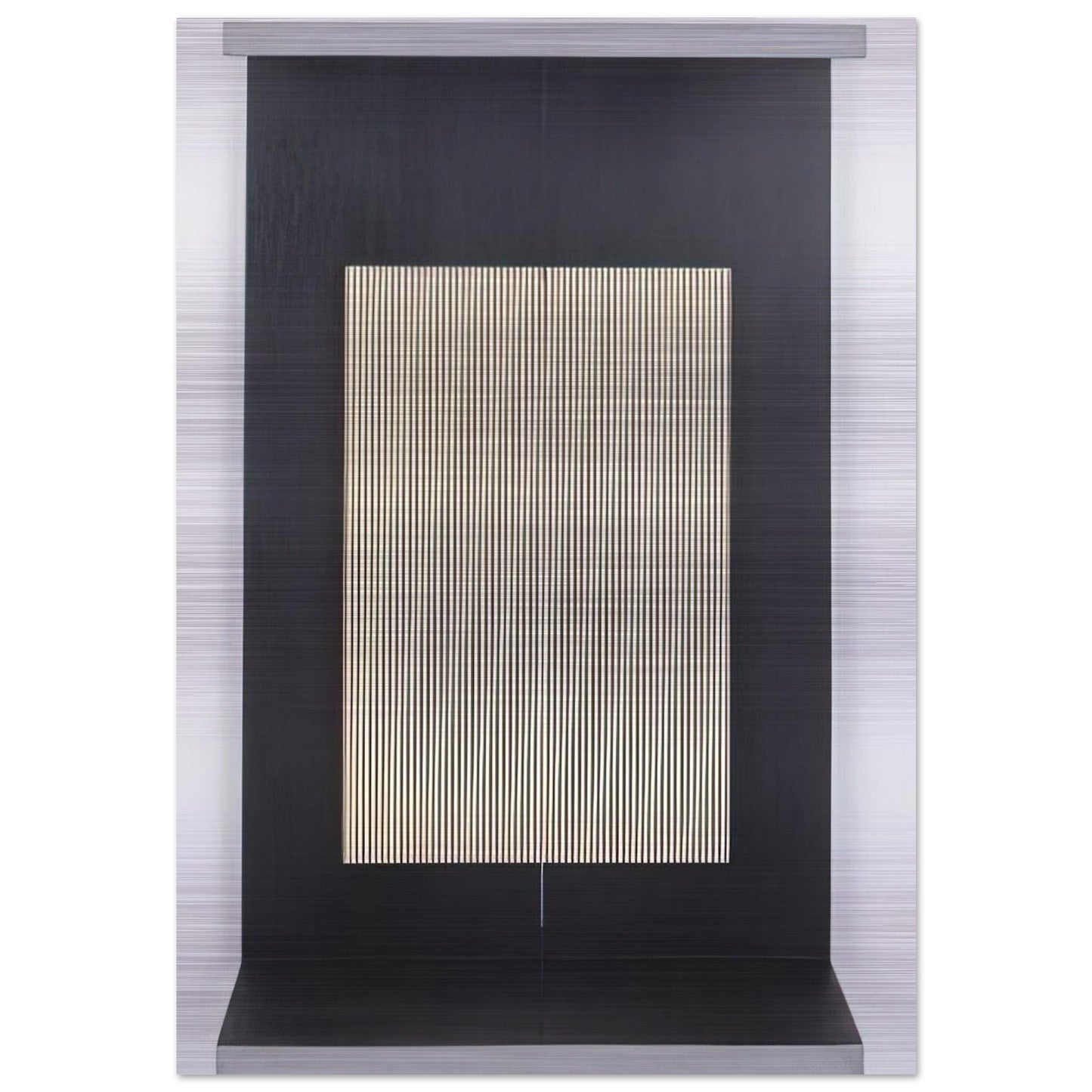 LIGHT TRAP 1965 - Jesus Rafael Soto Brushed Aluminum Print - 70x100 cm / 28x40 inches | Jesus Rafael Soto Aluminum Print | Jesus Rafael Soto Prints