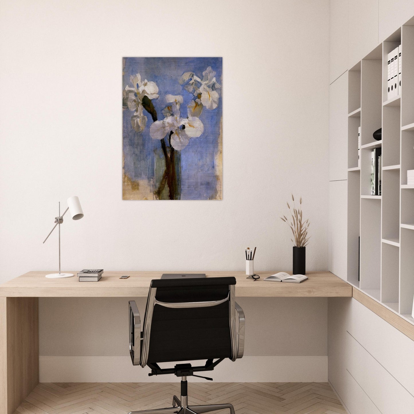 Flowers Sun - Piet Mondrian Brushed Aluminum Print - 70x100 cm / 28x40 inches | Piet Mondrian Aluminum Print | Piet Mondrian Prints