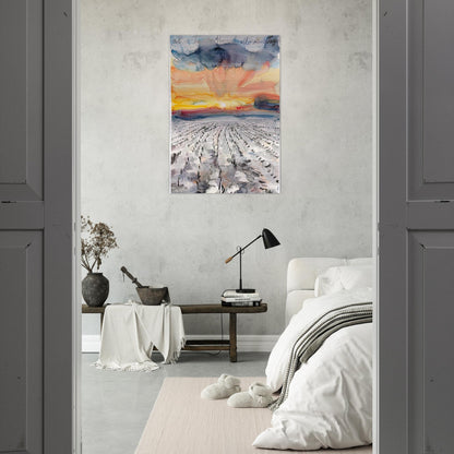THE EVENING OF ALL DAYS THE DAY OF ALL EVENINGS 2014 - Anselm Kiefer Brushed Aluminum Print - 70x100 cm / 28x40 inches | Anselm Kiefer Aluminum Print | Anselm Kiefer Prints