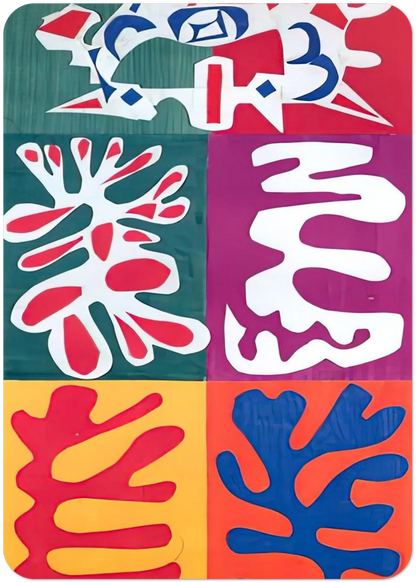 PANEL WITH MASK 1947 By Henri Matisse Pack of 10 Post Cards | Henri Matisse Post Cards | A6 (10.5 x 14.8 cm) - 4.1 x 5.8 inches