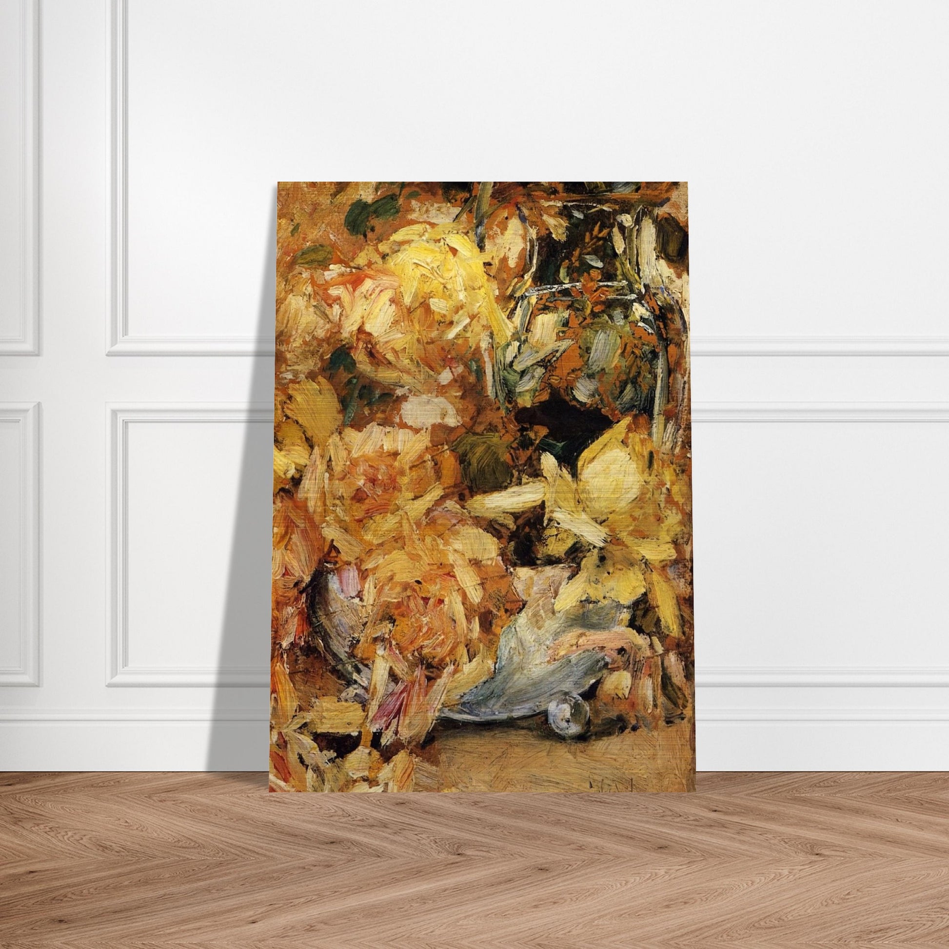 Roses - Childe Hassam Brushed Aluminum Print - 70x100 cm / 28x40 inches | Childe Hassam Aluminum Print | Childe Hassam Prints