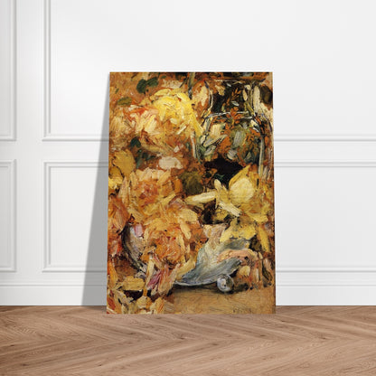 Roses - Childe Hassam Brushed Aluminum Print - 70x100 cm / 28x40 inches | Childe Hassam Aluminum Print | Childe Hassam Prints