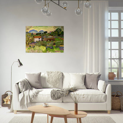 THE RIVER - Raoul Dufy Brushed Aluminum Print - 70x100 cm / 28x40 inches | Raoul Dufy Aluminum Print | Raoul Dufy Prints