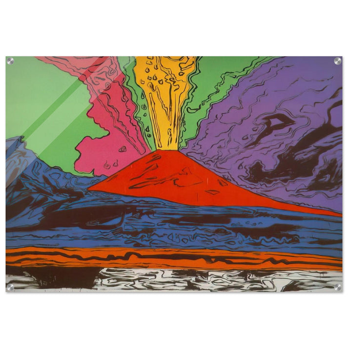 Vesuvius - Andy Warhol Acrylic Print - 70x100 cm / 28x40″ inches | Andy Warhol Wall Art | Andy Warhol Prints