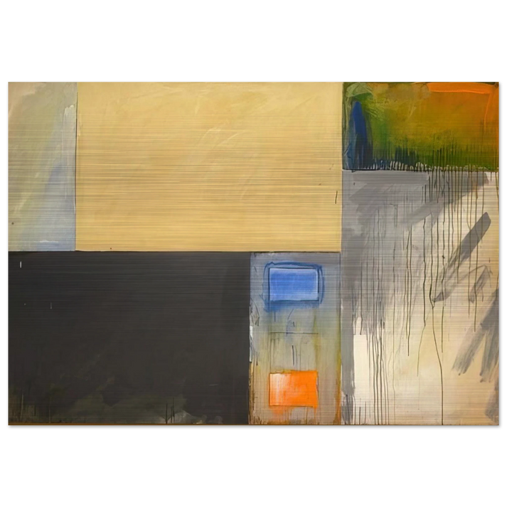 ForsythHouston - Abstract Expressionism - Mark Lancaster Brushed Aluminum Print - 70x100 cm / 28x40 inches | Mark Lancaster Aluminum Print | Mark Lancaster Prints