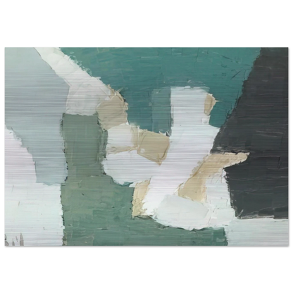 Composition - 1949 - Nicolas de Stael Brushed Aluminum Print - 70x100 cm / 28x40 inches | Nicolas de Stael Aluminum Print | Nicolas de Stael Prints
