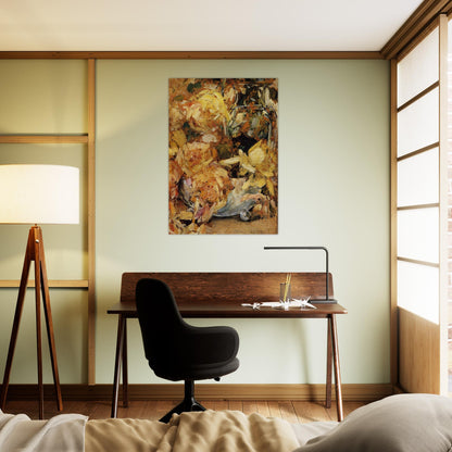 Roses - Childe Hassam Brushed Aluminum Print - 70x100 cm / 28x40 inches | Childe Hassam Aluminum Print | Childe Hassam Prints