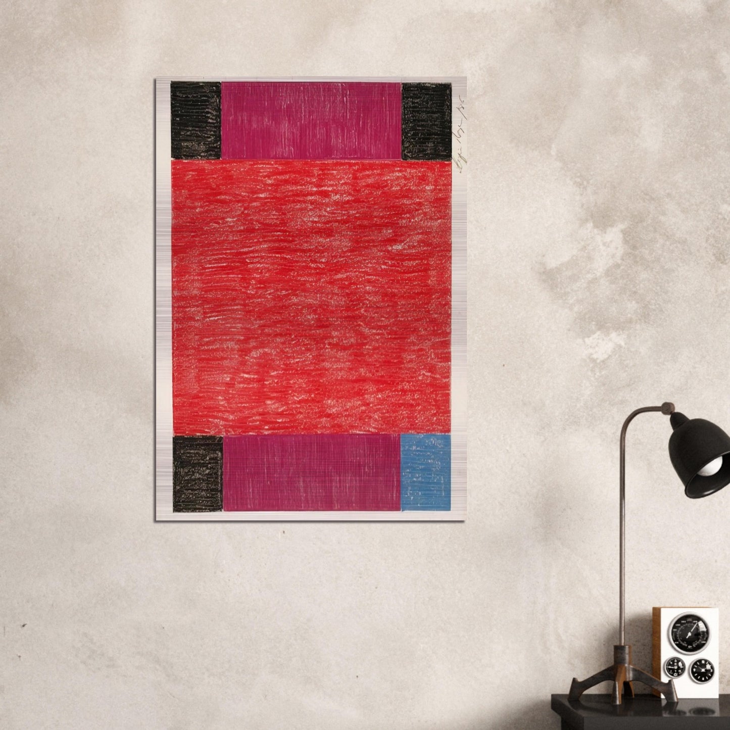 Drawing - 1985 - Lygia Pape Brushed Aluminum Print - 70x100 cm / 28x40 inches | Lygia Pape Aluminum Print | Lygia Pape Prints