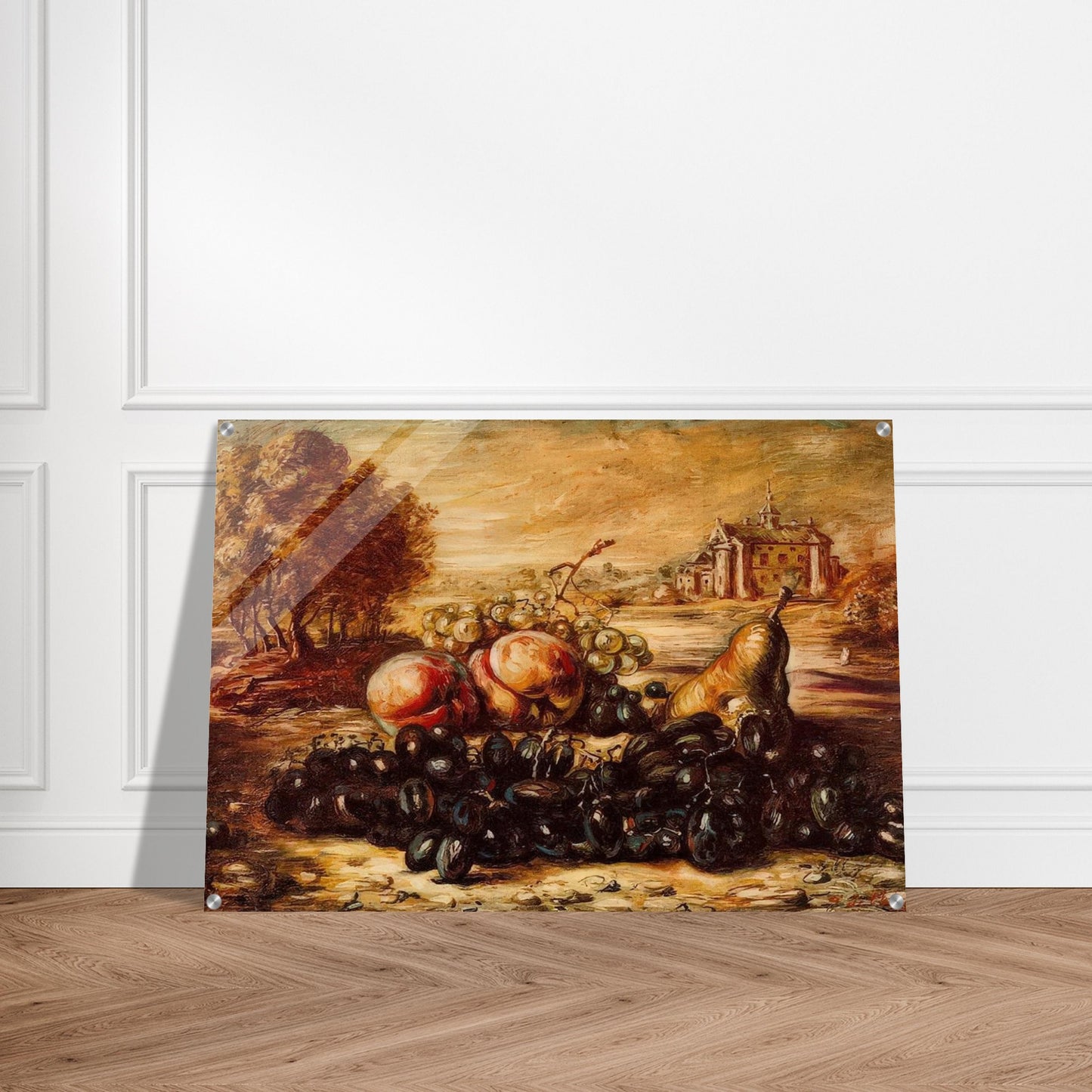 BLACK GRAPE - Giorgio de Chirico Acrylic Print - 70x100 cm / 28x40″ inches | Giorgio de Chirico Wall Art | Giorgio de Chirico Prints