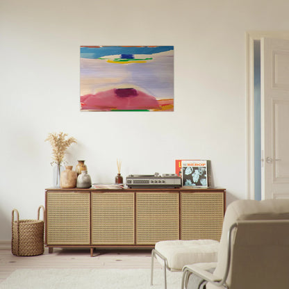 Leveling - 1973 - Helen Frankenthaler Brushed Aluminum Print - 70x100 cm / 28x40 inches | Helen Frankenthaler Aluminum Print | Helen Frankenthaler Prints