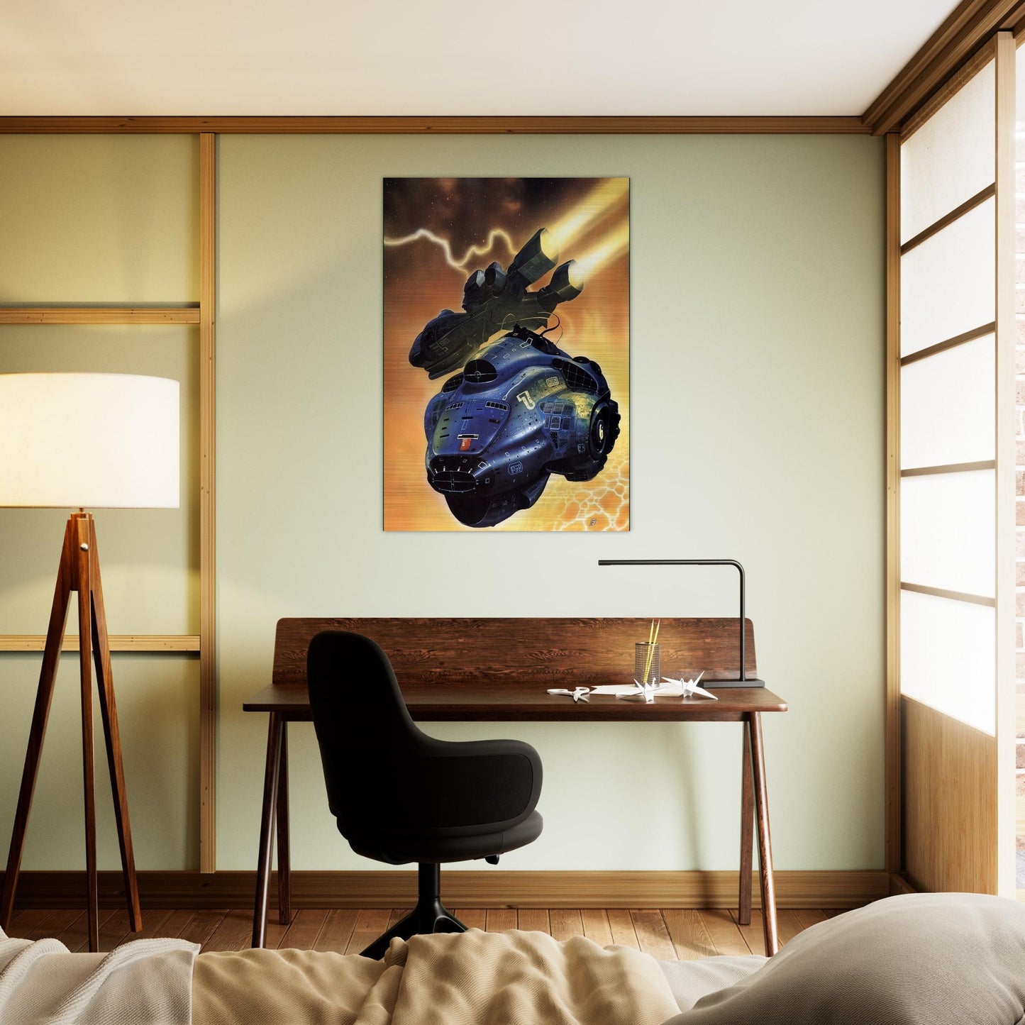 Chris Foss - Chris Foss Brushed Aluminum Print - 70x100 cm / 28x40 inches | Chris Foss Aluminum Print | Chris Foss Prints