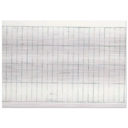 Grid I Lewison 17 - Minimalism - Brice Marden Brushed Aluminum Print - 70x100 cm / 28x40 inches | Brice Marden Aluminum Print | Brice Marden Prints
