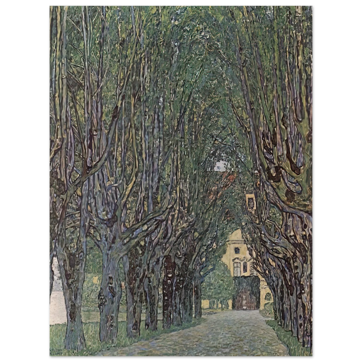 Gustav Klimt - AVENUE OF SCHLOSS KAMMER PARK  75x100 cm / 30x40inches Fine Art Poster