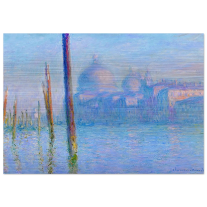 The Grand Canal, Venice - claude monet Brushed Aluminum Print - 70x100 cm / 28x40 inches | claude monet Aluminum Print | claude monet Prints