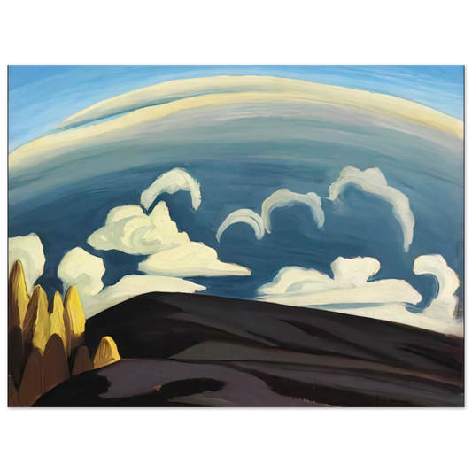 Lawren Harris - Aftermath of Storm - Lake Superior Sketch XXXIV - 1926  75x100 cm / 30x40inches Fine Art Poster