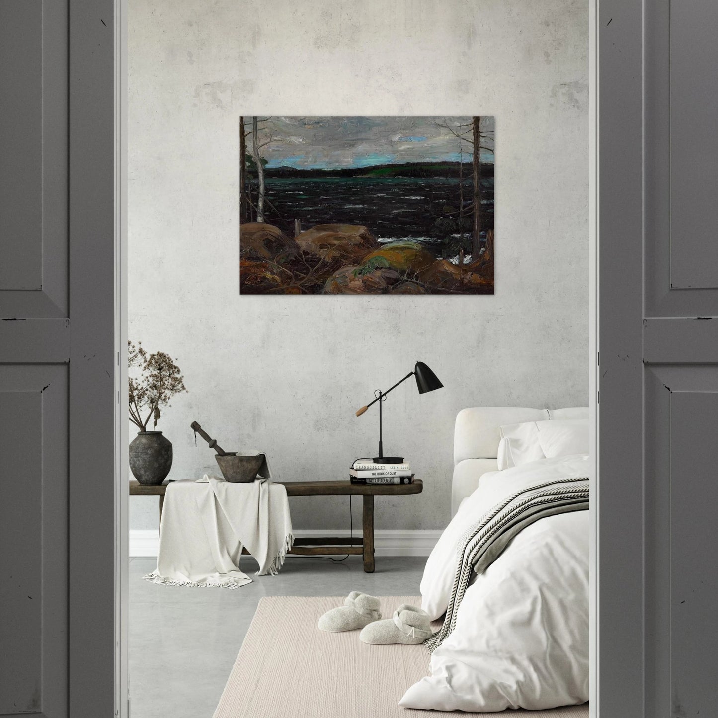 NORTHERN LAKE 1913 - Tom Thomson Brushed Aluminum Print - 70x100 cm / 28x40 inches | Tom Thomson Aluminum Print | Tom Thomson Prints
