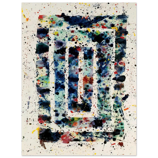 Sam Francis - Untitled  SF75-102   75x100 cm / 30x40inches Fine Art Poster