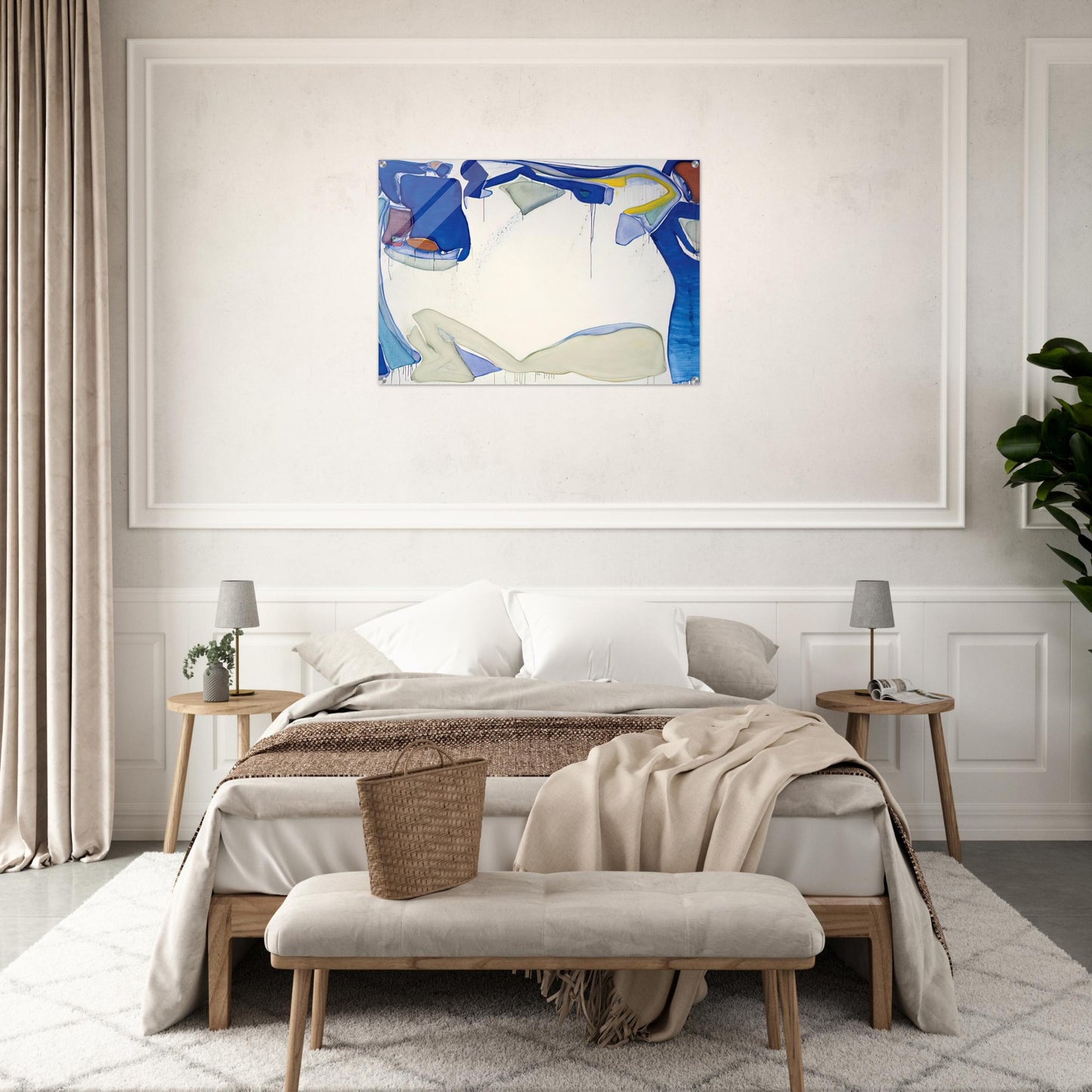 Mantis - Sam Francis Acrylic Print - 70x100 cm / 28x40″ inches
