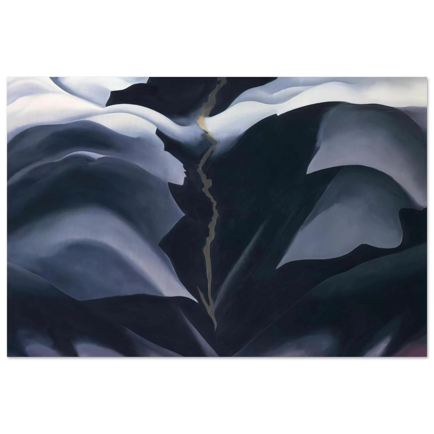 Georgia O'Keeffe - Black Place II Fine Art Poster