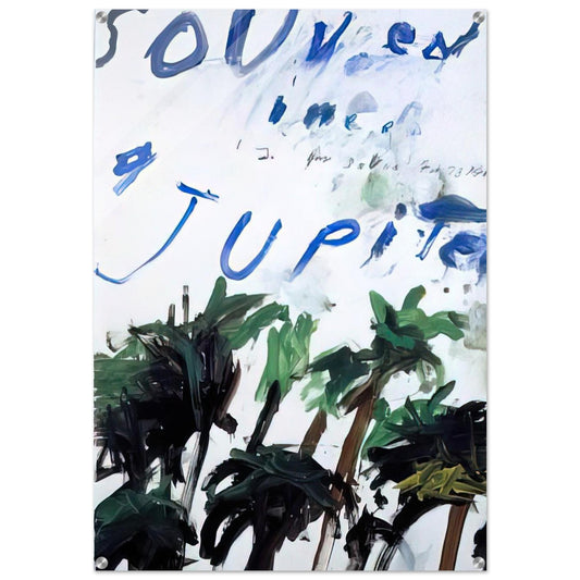 Souvenir - Cy Twombly Acrylic Print - 70x100 cm / 28x40″ inches | Cy Twombly Wall Art | Cy Twombly Prints