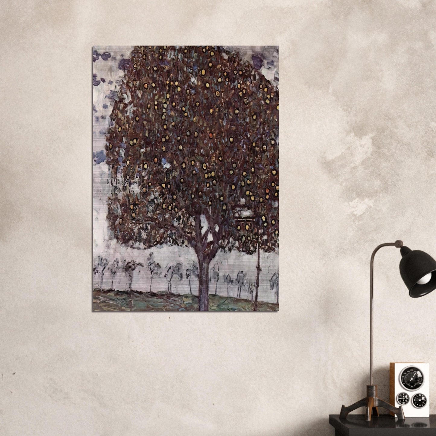 APPLE TREE II - Gustav Klimt Brushed Aluminum Print - 70x100 cm / 28x40 inches | Gustav Klimt Aluminum Print | Gustav Klimt Prints