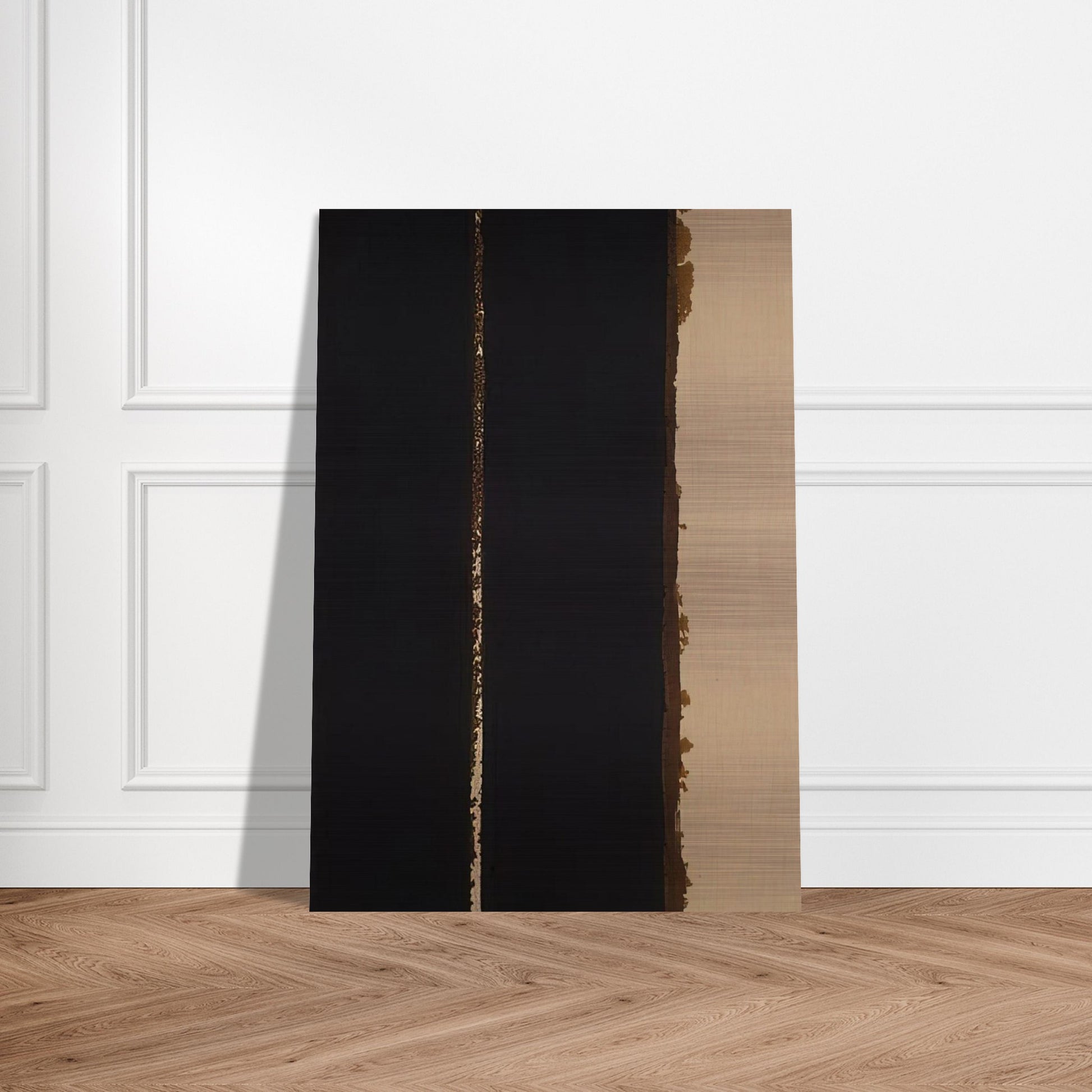 Umber Blue - 1991 - Yun Hyong-keun Brushed Aluminum Print - 70x100 cm / 28x40 inches | Yun Hyong-keun Aluminum Print | Yun Hyong-keun Prints