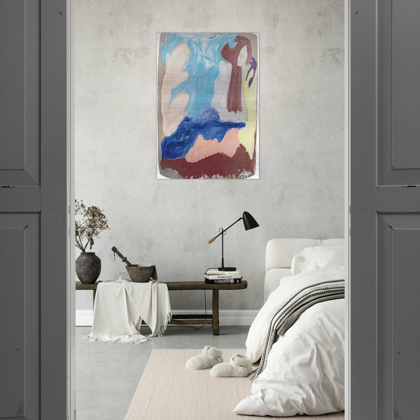 Promenade - 1985 - Ron Gorchov Brushed Aluminum Print - 70x100 cm / 28x40 inches | Ron Gorchov Aluminum Print | Ron Gorchov Prints