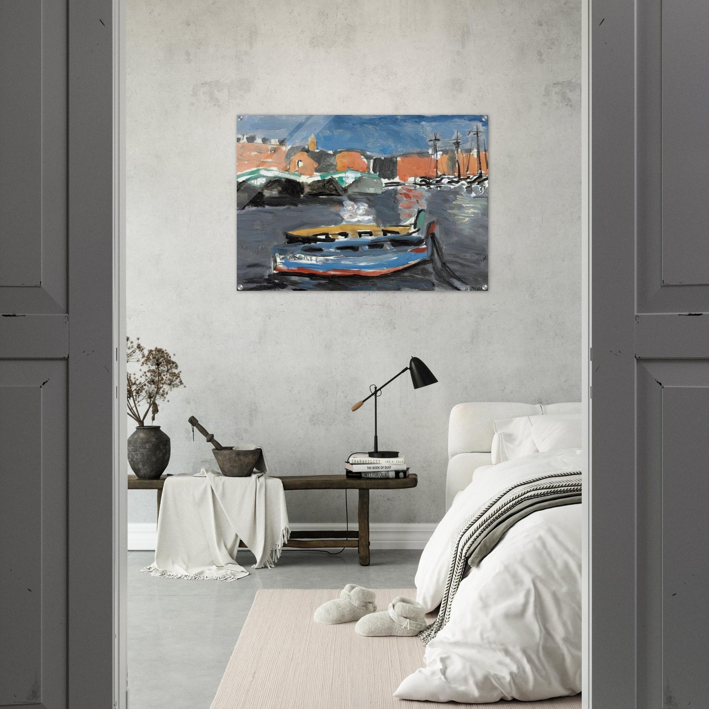 PORT DE MARSEILLE 1917 - Henri Matisse Acrylic Print - 70x100 cm / 28x40″ inches