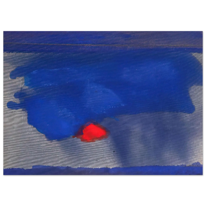 Helen Frankenthaler - Provincetown - 1964 Wall art - 30x40 cm / 12x16 Inches - Premium Wooden Framed Poster With Fine Art Paper - Wood frame
