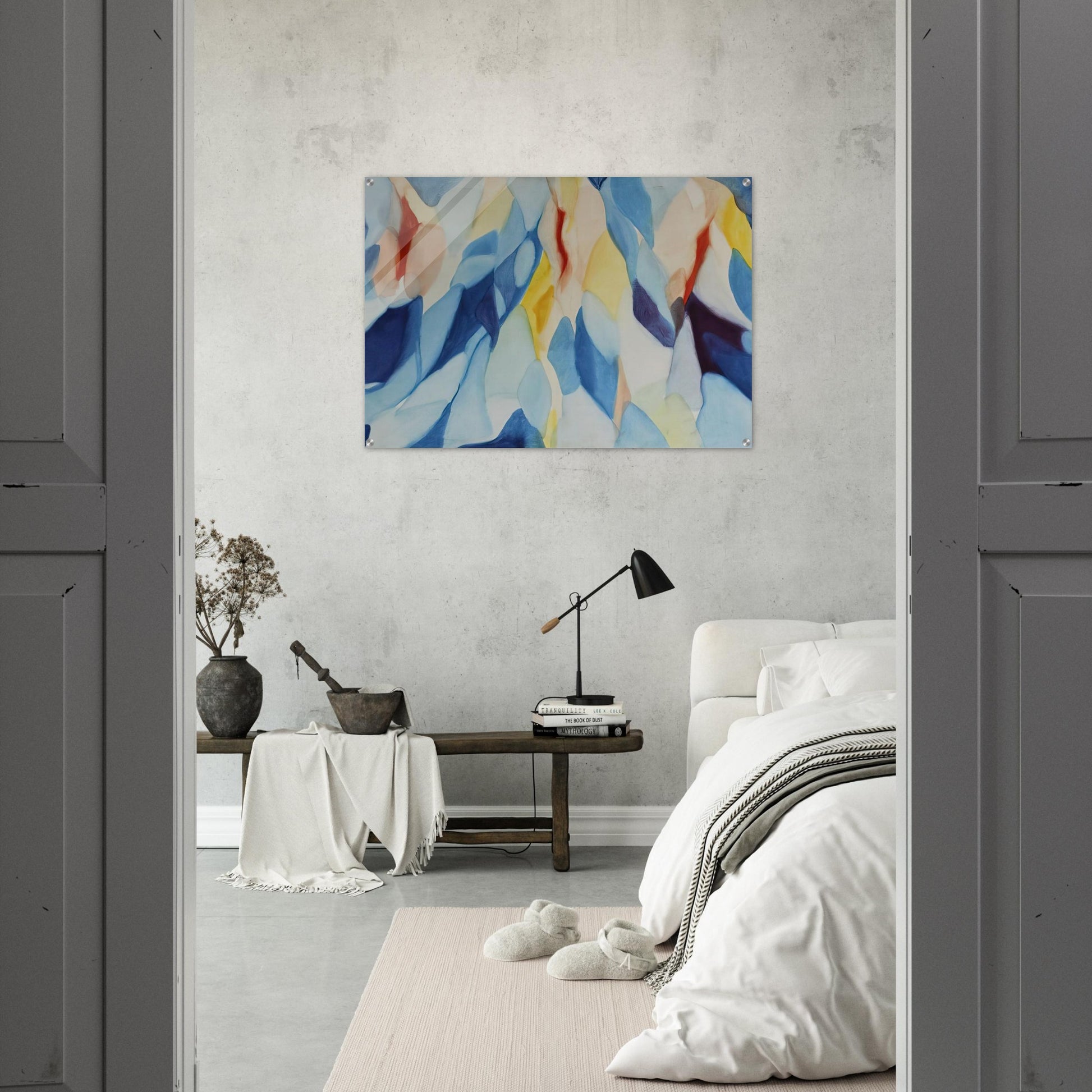 The Way of the Wind - Alice Baber Acrylic Print - 70x100 cm / 28x40″ inches