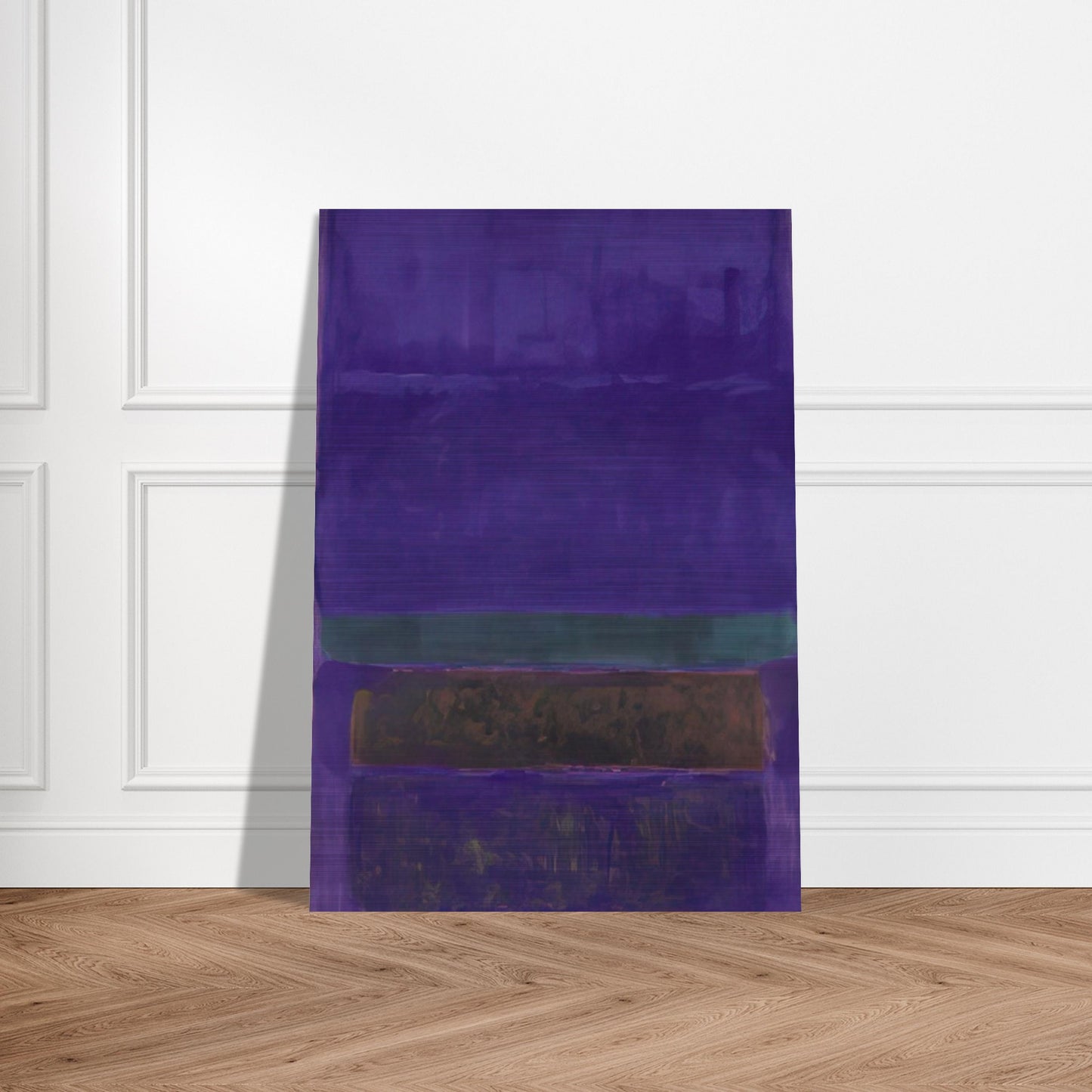 Untitled [Blue, Green, and Brown] - 1952 - Mark Rothko Brushed Aluminum Print - 70x100 cm / 28x40 inches | Mark Rothko Aluminum Print | Mark Rothko Prints