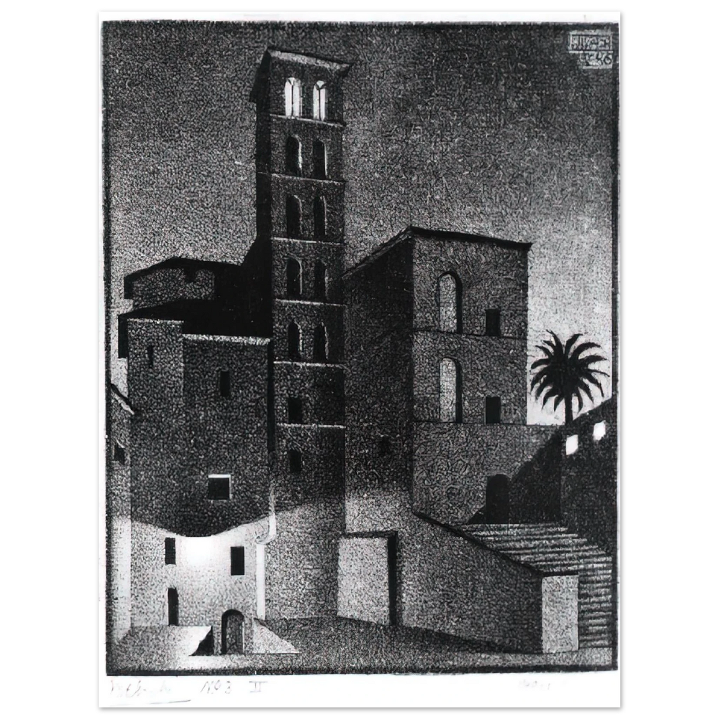 MC Escher - ESCHER (27) Wall Art - 21x29.7 cm / 8x12" - Fine Art Poster - -