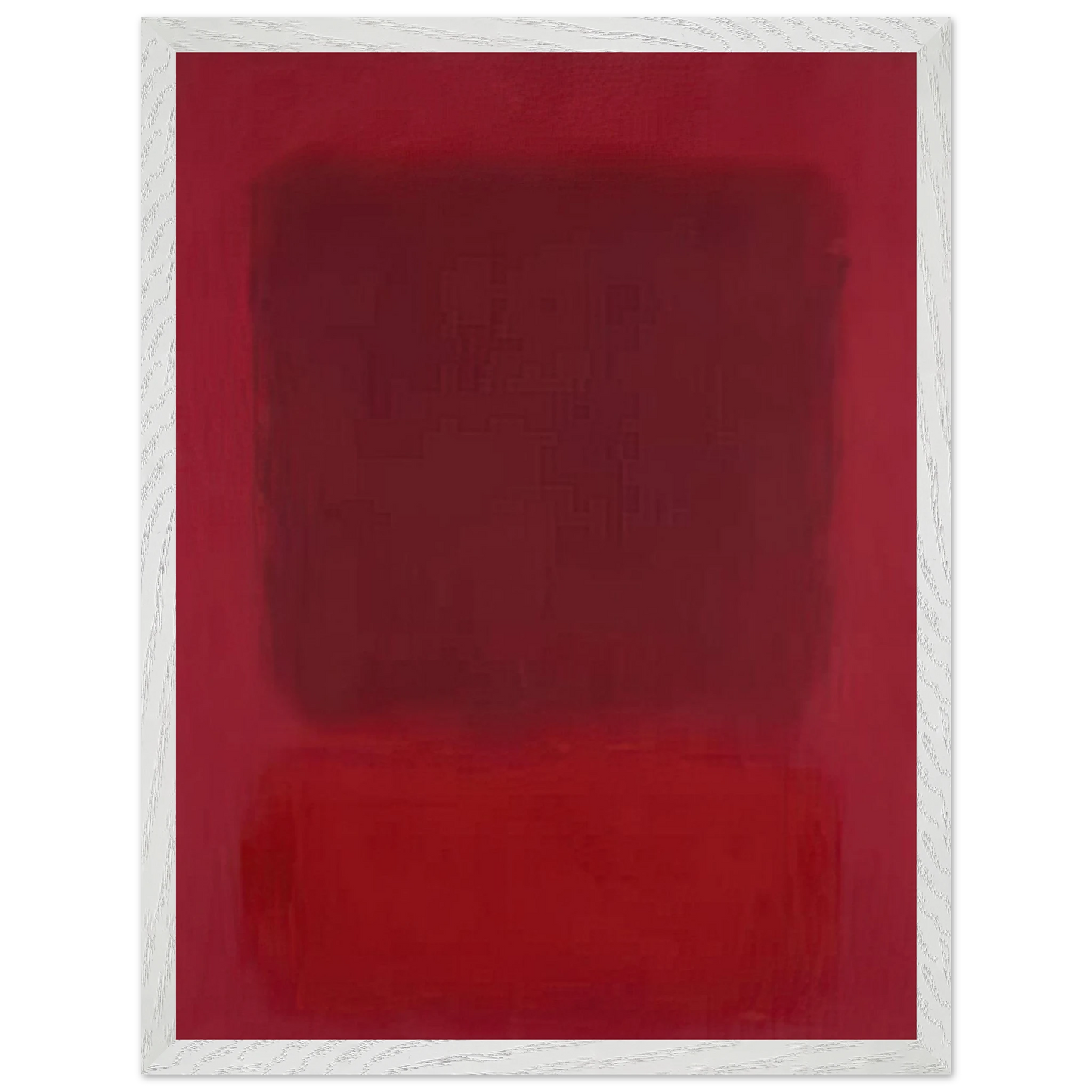 Mark Rothko - Red and Brown - 1957 Wall Art - 21x29.7 cm / 8x12" - Premium Wooden Framed Poster With Fine Art Paper - Black frame