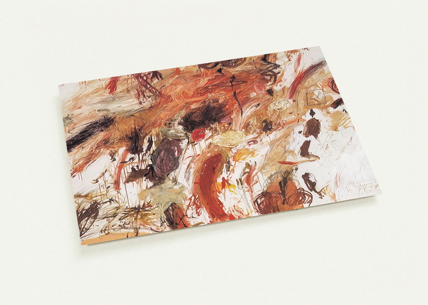Ferragosto V By Cy Twombly Pack of 10 Post Cards | Cy Twombly Post Cards | A6 (10.5 x 14.8 cm) - 4.1 x 5.8 inches